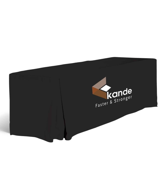Tablecovers Signage AICG Signage - 8ft Pleated Premium Table Cover